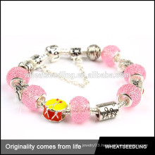 2015 Pink beads handmade peruvian bracelet